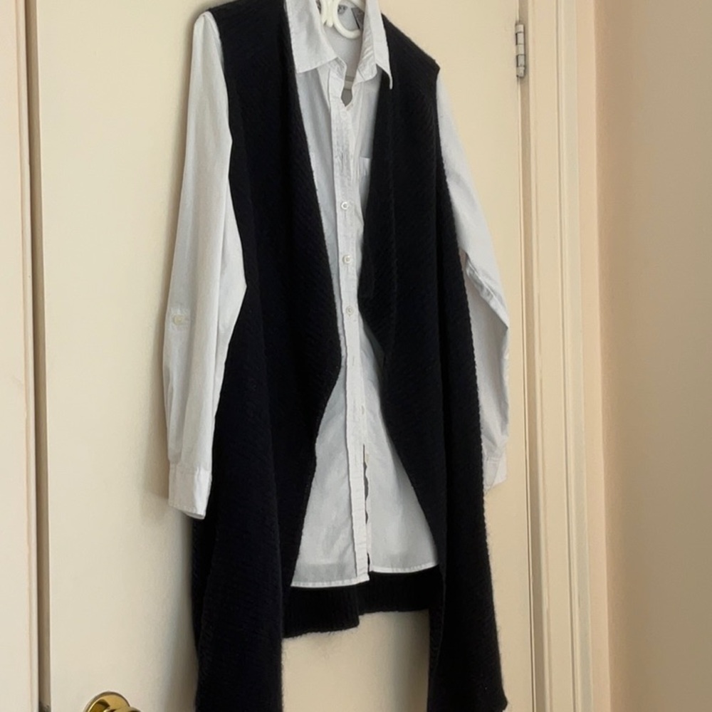 Lightweight long vest by reputable German designer in very good condition.
